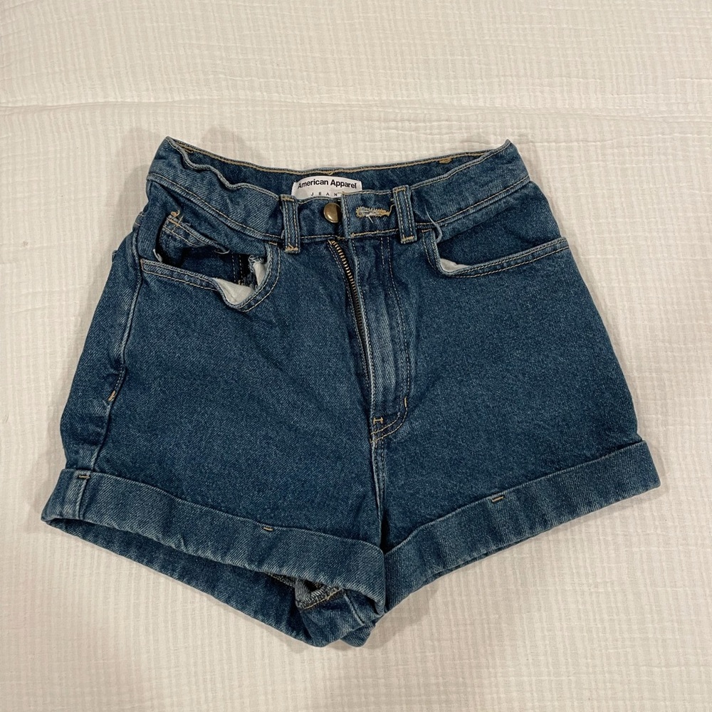 American Apparel Denim Shorts